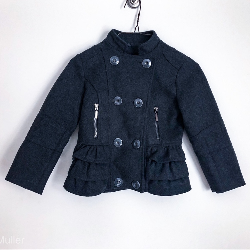 Yoki Children’s wool P Coat/ Dress Coat.